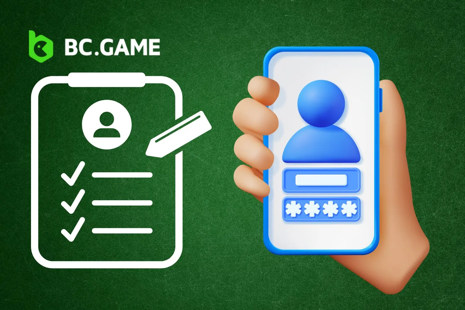 BC Game registration via app